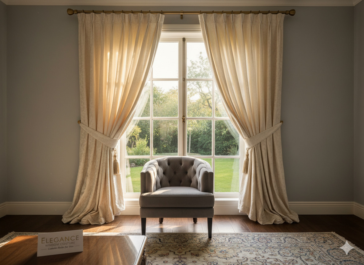 Elegant custom curtains
